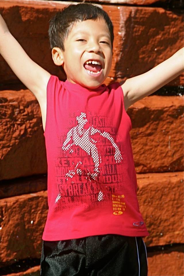 Christoper triumphant over cancer