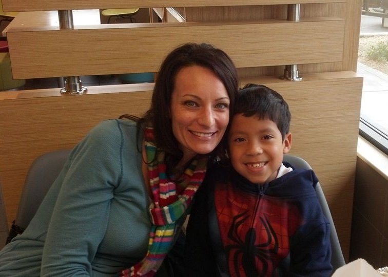 Tonya Brown mother and son