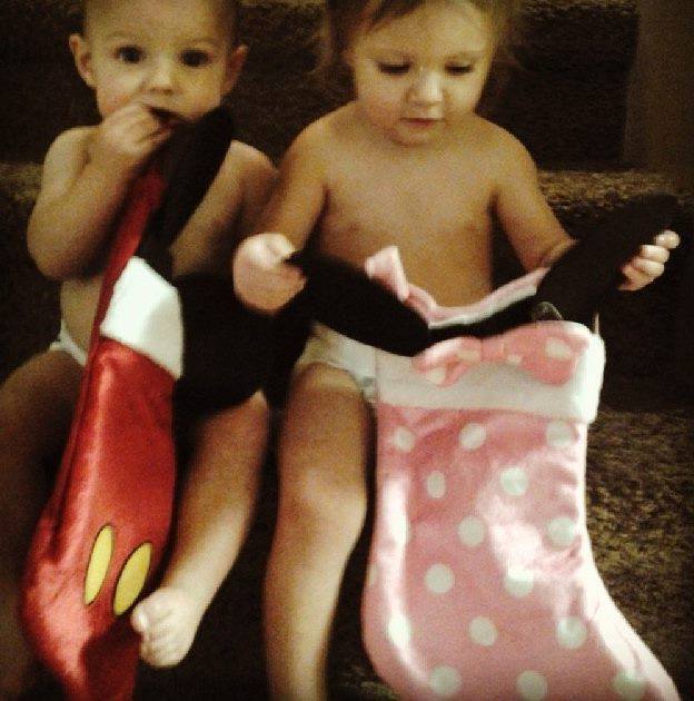 Bowling children with stockings