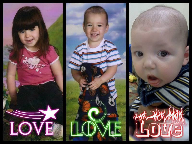 Hazel, Travis, and Aiden