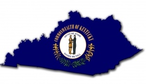 Illustration of Kentucky created with a high attention to detail.