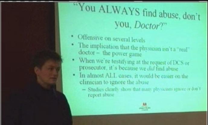 Dr. Deborah Lowen on abuse lecture