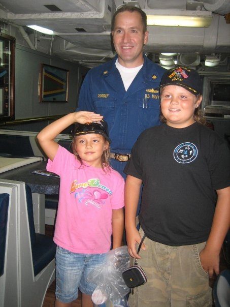 Kids on USS Cole