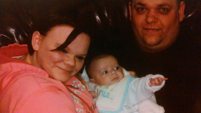 Makenzie with mom and dad