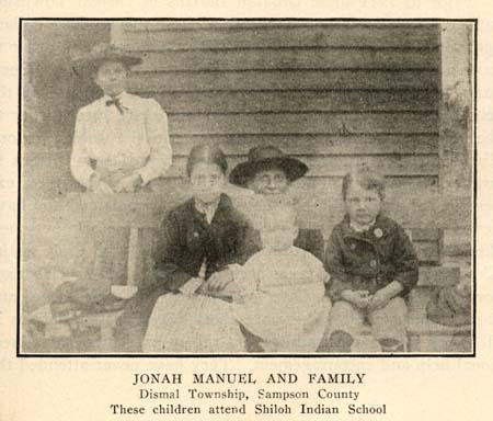 JONAH-MANUEL-AND-FAMILY-croatan-Shiloh-Indian-School image