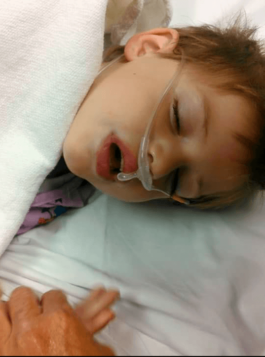 Headley Jack in hospital