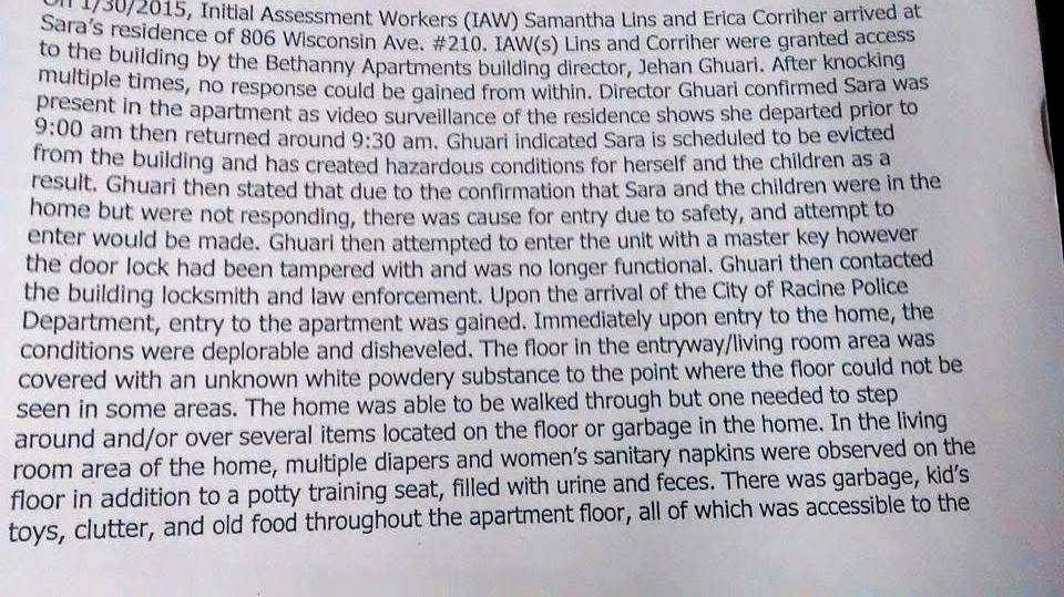 1.30.15 - Day of moving. Illegal Entry while napping, and Kidnapping of children.