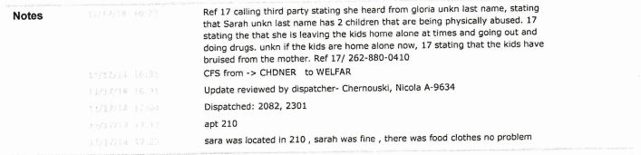 Police report 11.17.14