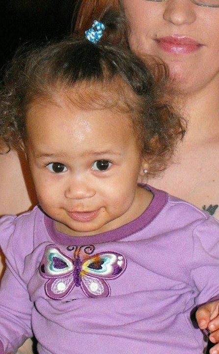 Shoars Khloe as toddler