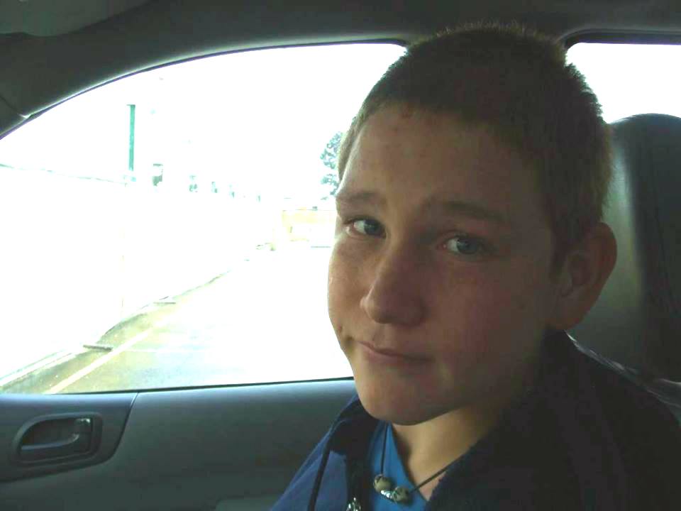 Mitchell Samuel in car