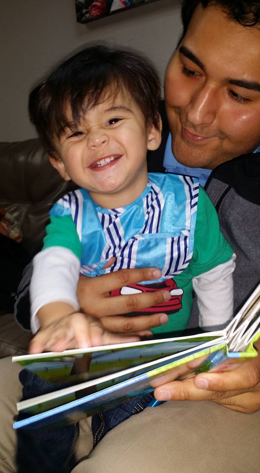 Battiato Cesar with daddy