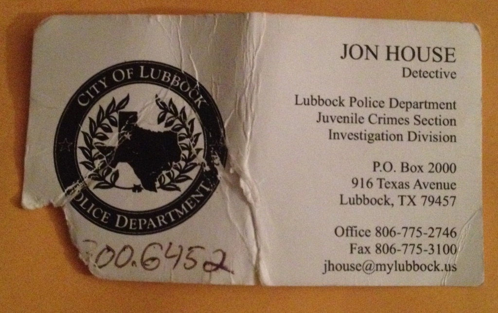 Jon House Detective, allegedly identified himself as a federal agent, saying the Rembis family is considered mising persons. - Copy