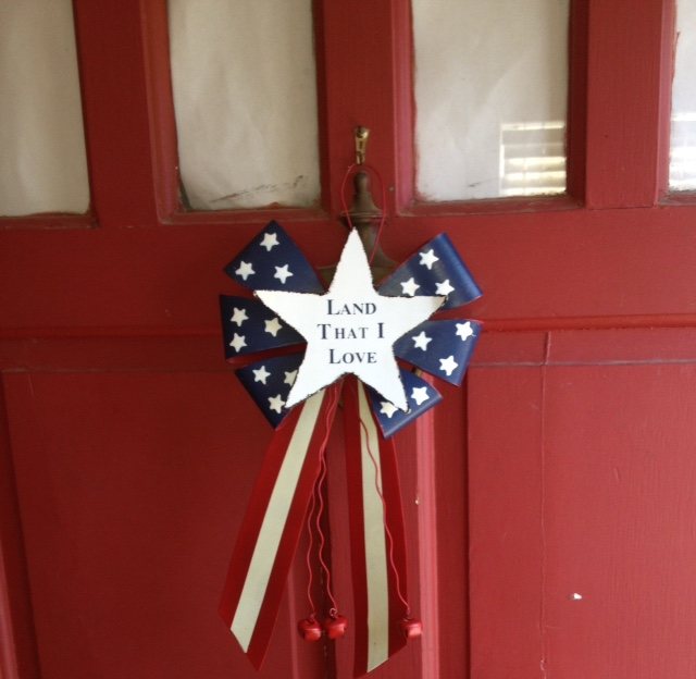 "My grandfather, great grandfather, cousins & even great relatives fought at the Alamo for the future of my kids! I will always love the country & state that my family fought for." - Claire. Image of Claire's front door.