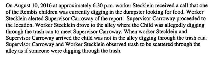 8-10 kids in dumpsters