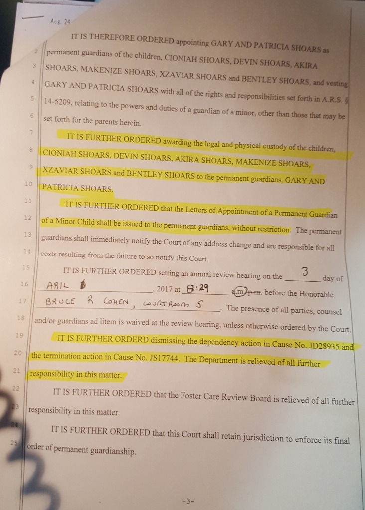 Shoars dismissal doc