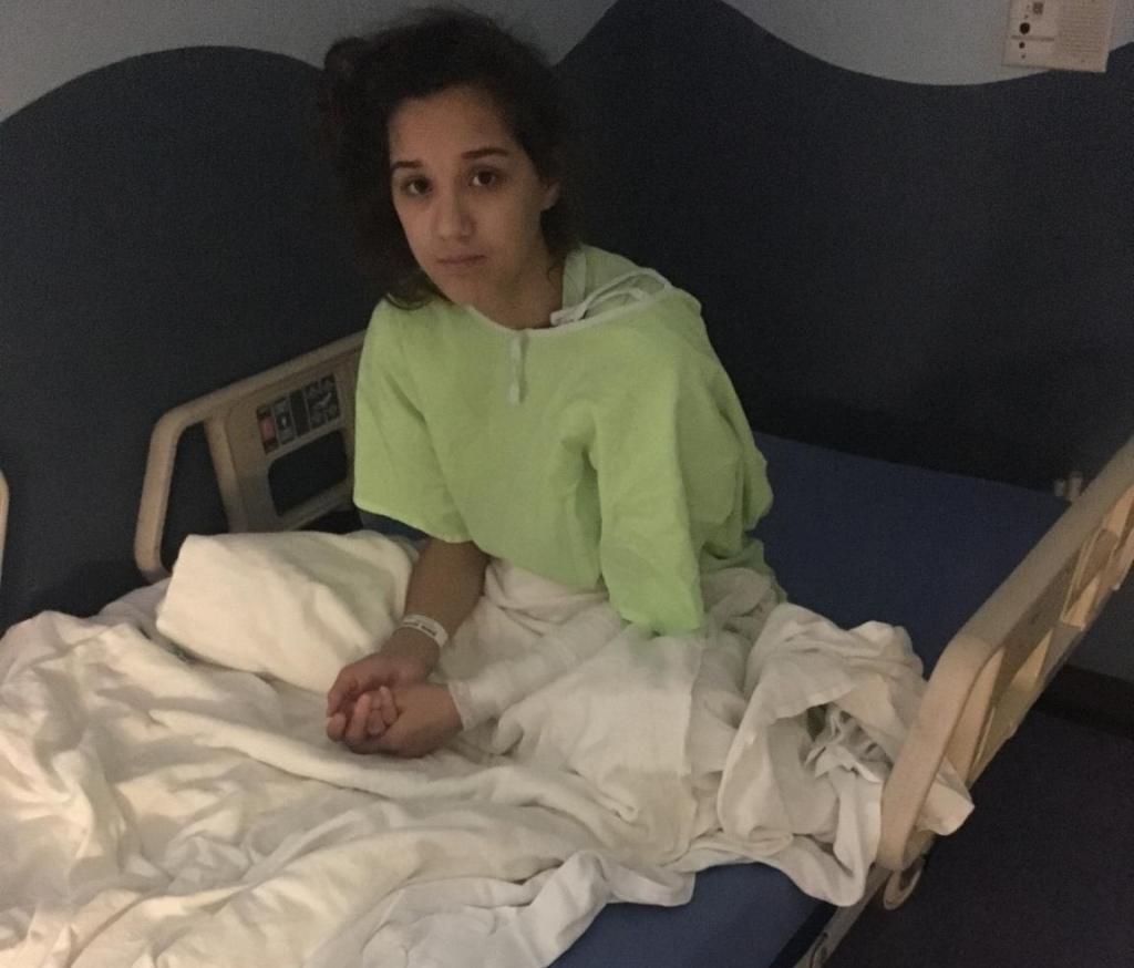 Odonnell Abbie the day she was sent home