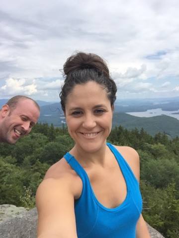 Holm couple at Mt Percival