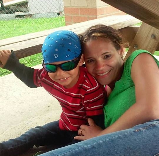 Byler with youngest son