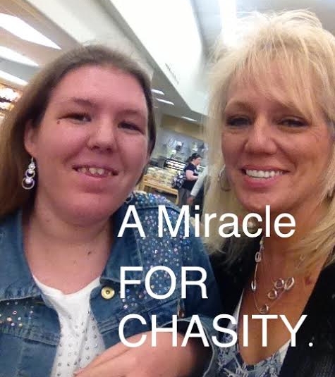 Chasity a miracle for her photo