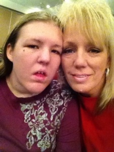 Chasity with her mom