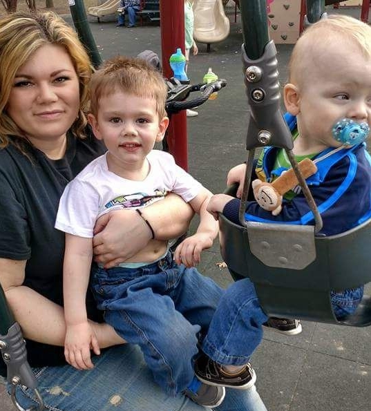 Ally boys on playground