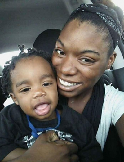 Durenda and son 1st bday