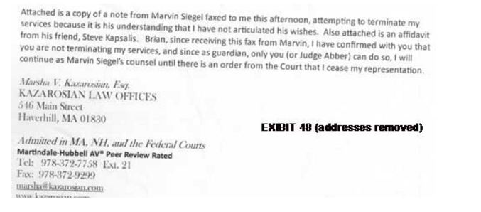 Seigel Kazarosian responds to Marvin trying to fire her via Boston Broadside