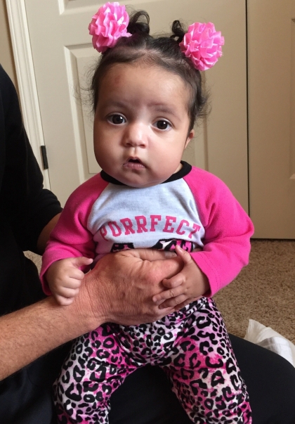 Glazier baby in pink