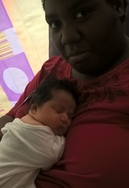 Glazier mom and baby