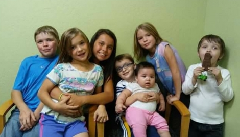 Shoars children with Baby