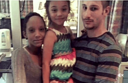 Steffen parents with Annalise