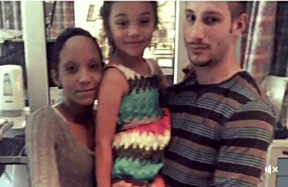 Steffen parents with Annalise