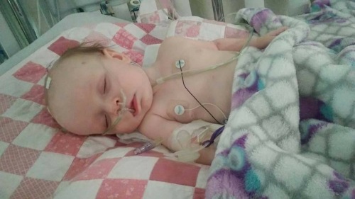 Kelsey baby in hospital