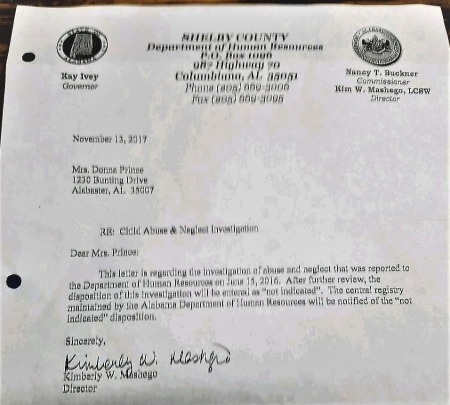 Prince letter victory November 2017