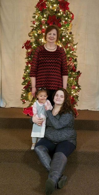 Avyonna with Haly and Dee Christmas