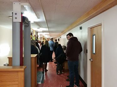 Kitrina court supporters