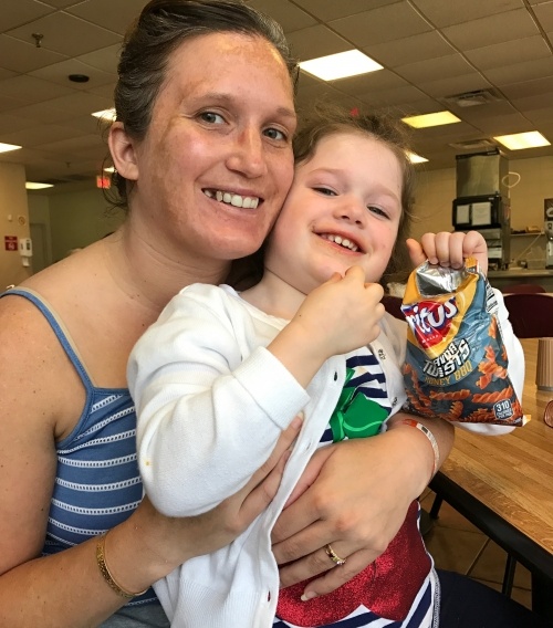 Whitney Tara with baby girl