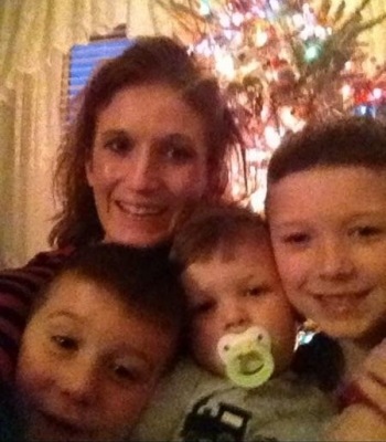 Whitney Tara with boys