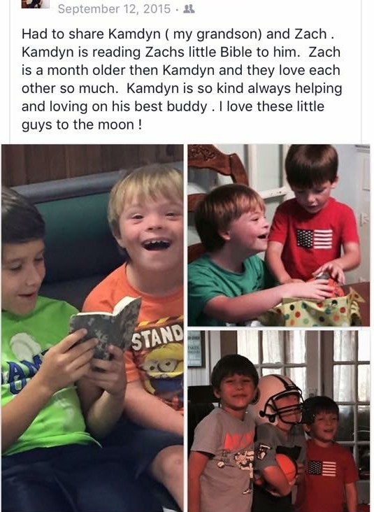 Whitney boys with Zach