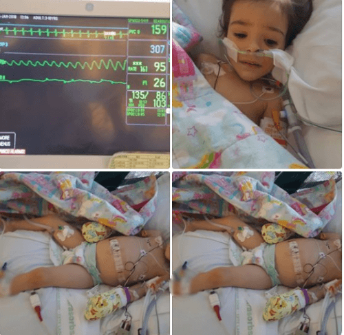 Leah Grace after surgery