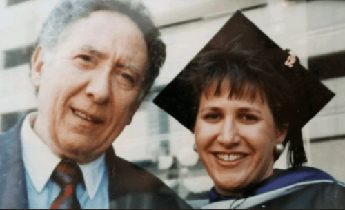 Lisa Belanger and father