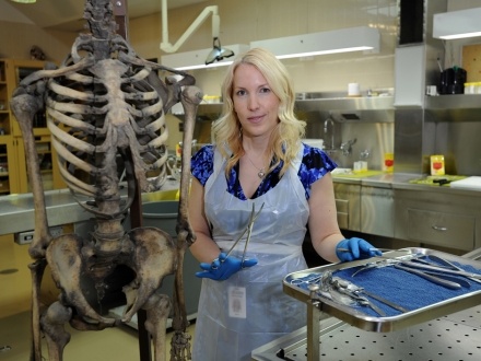 EDMONTON, ALTA: MAY 25, 2011 -- Dr. Anny Sauvageau, Alberta's Deputy Chief Medical Examiner, at the medical examiner's office in Edmonton May 25, 2011. (Larry Wong / Edmonton Journal / Postmedia News) For Jen Gerson (Calgary Herald)