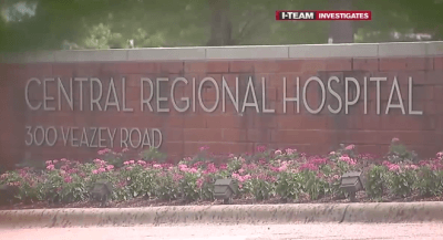 Ian locked away in hospital NC I Team photo