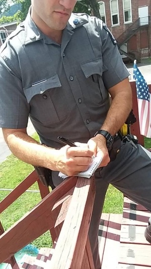 Police officer Ashley Bradley