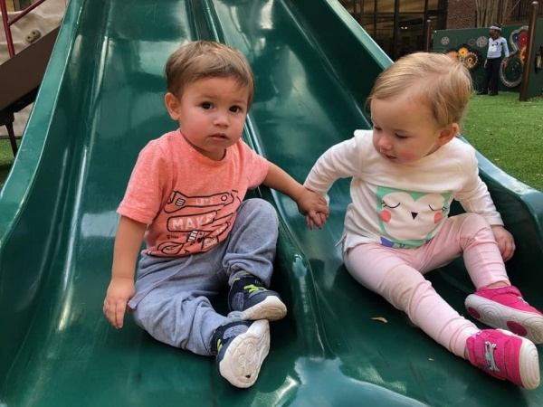 Ray children on slide Oct 16 2018
