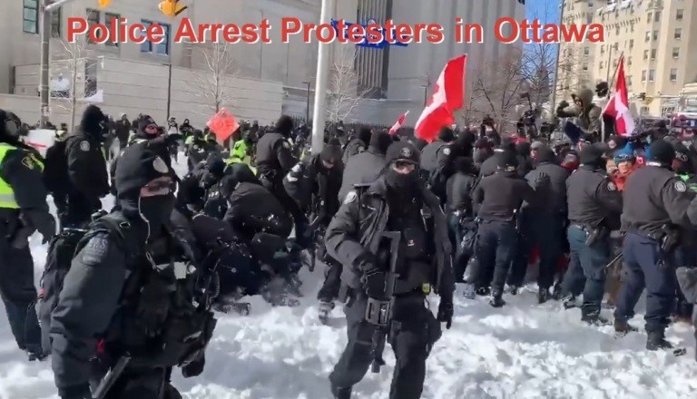 police-arrest-protesters-in-Ottawa-768x440