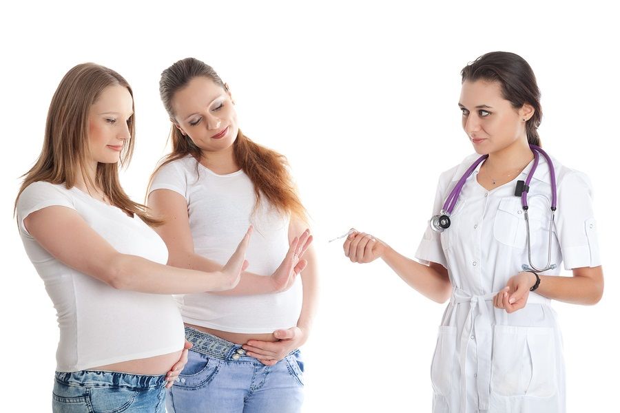 Two-Pregnant-Women-Refusing-Medical-Care-From-Doctor