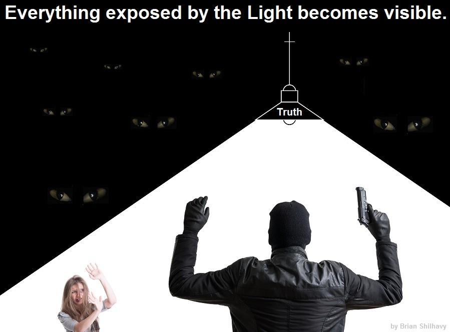 Light-shining-into-darkness-by-Truth