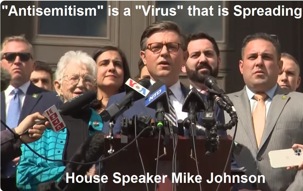 Mike-Johnson-antisemitism-is-a-virus